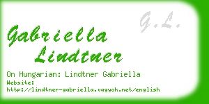 gabriella lindtner business card